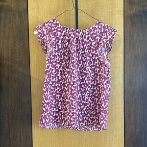 Purple Floral Women's Top